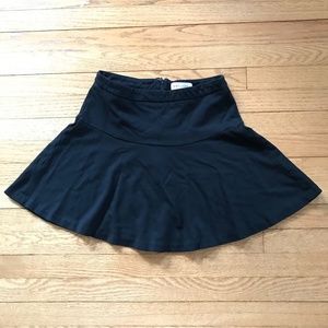 Philosophy Black Knit Skater Skirt sz S